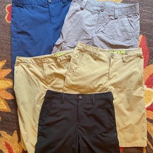 5 Pairs Boys Under Armour Shorts -Size Large- MINT